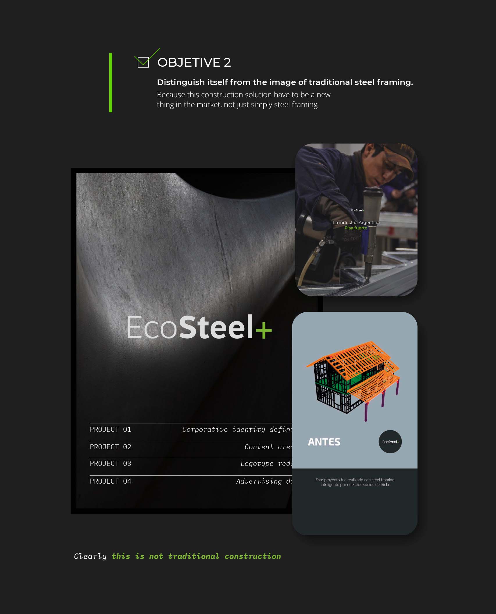 ecosteel new identity visualization