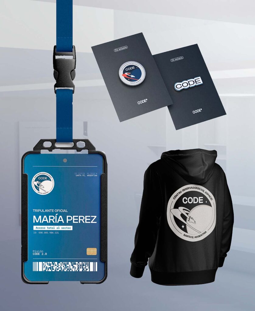 CODE merchandising de institución astronómica